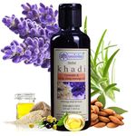 KHADI RISHIKESH Herbal Lavender & Ylang Ylang Massage Oil For Full Body -Moisturizer for Body Skin-Body Massage Oil- Body Oil for Women & Men-210Ml