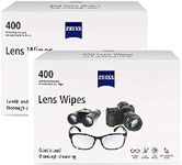 Pre-Moistened Lens Cleaning Wipes, 2 Cases (400 Count)