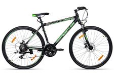 Ninety ONE Trooper Hybrid Bike 700C Multi Speed - Green Color