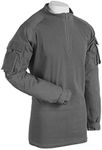 VooDoo Tactical 01-9582014093 Combat Shirt with Zipper, Gray, Medium