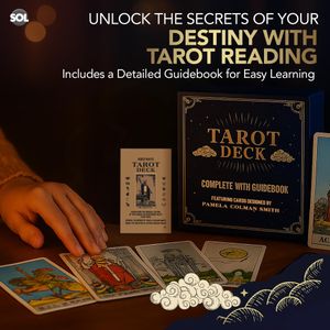 SOL Tarot Card Deck, 78-Piece Set – Classic Divination Cards