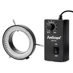 AmScope LED-144-YK 144-LED Microscope Ring Light with Adapter