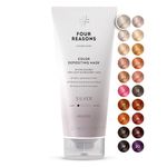 FOUR REASONS Color Mask, Silver (27 Colours) – Hair Gloss & Colour Depositing Conditioner – Semi Permanent Hair Toner for Colour-Treated Hair Colour For Women – Vegan & Cruelty-Free – 200 ml