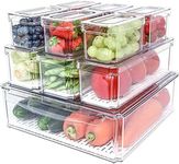 10 Pack Fridge Organizer, Stackable