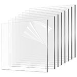 PARIKSHIT SUBLIMATION WITH DEVICE OF PS Clear Acrylic Glass Sheet Transparent 3Mm Panel For Diy Craft Window Glass Painting Picture Frames Face Shields Signs Display Kids Projects (Size 18X18 Inch)