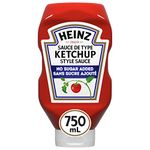 Heinz Tomato Ketchup No Sugar Added, 750ml