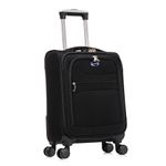 Aerostar Carry-on 20" Lightweight Soft Suitcase, Hand Luggage 4 Wheels & Combination Lock, 55x35x20cm | Accepted All Airlines easyjet, RyanAir, British Airways (Black, 36 litres)