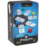 Cardinal Classics, Double-Twelve Mexican Train Dominoes Set Classic Board Games Kids Games Strategy Games Board Games for Adults and Kids Ages 8 and up