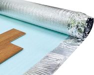 Wood & Laminate Underlays - Floor Leveling & Damp Proof Membrane Properties - 2mm 3mm and 5mm Thickness - Heat Insulation & Sound Proofing By KK (3mm DPM Silver (1m x 7.5m))