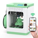 Entina 3D Printers Tina2S with Wi-Fi Cloud Printing, Fully Assembled and Auto Leveling Mini 3D Printer for Beginners, High Precision Printer with Smart Control and Heated Spring Steel Build Plate