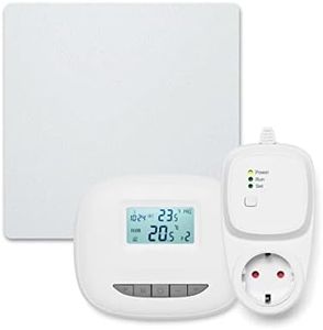 Bosch Heat Infrared 4000 P - Infrarot Wandheizung mit Set aus Funkregler und Steckdosenadapter - Energieeffizienter Heizkörper mit idealer Wärmeverteilung - 300 Watt (5 m²)