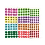 Mobiusea creation 3120pcs Garage Sale Stickers | Identifiable Design Content for Yard Sale | 8 Bright Colors | 16 Type Price Tags Stickers in Two Sizes | 3/4" and 1" in Diameter