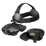 Night Vision Goggles - Nightfox Swift 2 Pro NVG Goggles, Head or Helmet Mounted, Wide FOV, 1x Magnification, 1080p Video Recording, Stealth Infrared 940nm IR, Tactical Binoculars for Airsoft