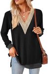 iChunhua V Neck Long Sleeve Tunic T