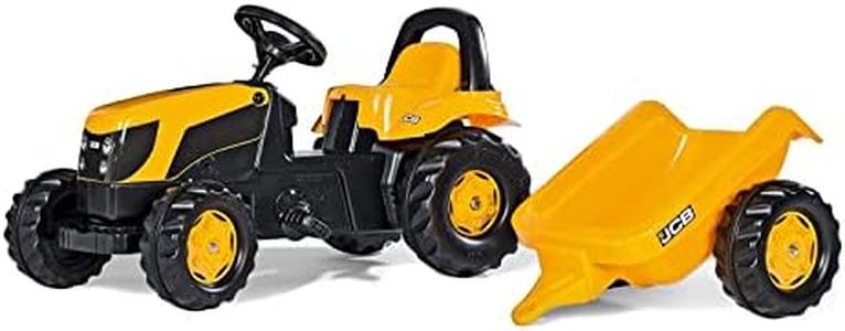 Rolly Toys Kid JCB Tractor and Trailer,Yellow,134 x 47 x 52 cm