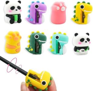 8PCS Pencil Sharpeners, Cute Pencil Sharpener for Kids, Kawaii Pencil Sharpeners Manual, Handheld Pencil Sharpener, Creative Cartoon Pencils Sharpener School Home Office Supply