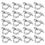 GBGS 20 Pack O-Clamp 2 Inch Lighting Mount for Stage Lighting Moving Head Light Par Light Spotlight Aluminum Alloy Finish Heavy Duty 220 Pound