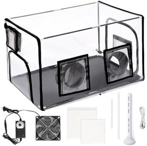 InnovifyHub Mushroom Growing Tent Kit with Humidifier, Fan and Clear Window