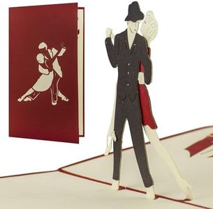 Ballo, scheda Pop Up di alta qualità come regalo di danza di carte, H07