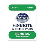 Home Brew & Wine Making - Pack of 5 Harris Coarse Grade Prime Pads to Fit Mk 3 Vinbrite Filter