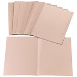 Q-Connect Kraft Square Cut Folder 170gsm Foolscap Buff (Pack of 100),Brown