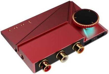USB DAC Amp,Khadas Tone 2 Pro | Desktop Digital Analog Converter -Headphone Amplifier with USB-C/USB-C(I2S) Inputs/Outputs: 3.5mm Unbalanced / 4.4mm Balanced/RCA - MQA DECODER (Red)