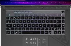 RAYA Silicone Keyboard Cover for 2023 ASUS ROG Strix G16 and ASUS ROG Strix Scar 16 Gaming Laptops (Black)