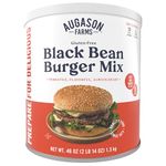 Augason Farms Gluten-Free Black Bean Burger 2 lbs 14 oz No. 10 Can 1 Pack