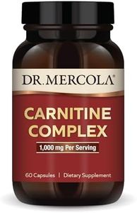 Dr. Mercola Carnitine Complex, 30 Servings (60 Capsules), Dietary Supplement, 1000 mg Per Serving, Supports Immune Health, Non-GMO