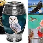 Owl Cremation Urns for Human Ashes 