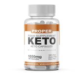 Proper Keto - Natural Weight Management - 60 Capsules - Vegan,Support for Men & Women - 1 Month Supply - Supplement Heaven