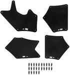 HECASA Front Splash Guards Fender Liner Shields w/Clips Compatible with 2007-2022 Toyota Tundra Sequoia Replace for 53737-0C030 53736-0C030 53739-0C020 Apron Seal Mud Flaps Mudflaps Mudguards 4Pcs