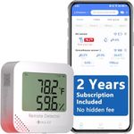 FALA IOT 4G Cellular Temperature & Humidity Monitor, RV Pet Safety Temp Humidity Monitoring System, Remote Power Outage Sensor for Car, Camper, Greenhouse, Freezer, 2 Years Subscription Included