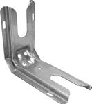 IWIWE WP3801F656-51 Anti-Roll Bracket, Metal, White, Floor Mount, Compatible with Whirlpool Maytag Kenmore Brands