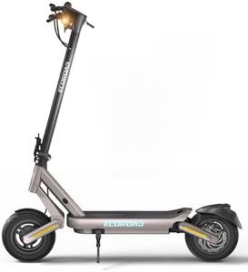 ECOROAD Electric Scooter for Commuter ET6, 800W Motor E-Scooter Up to 35 Miles Range, 10" Air Tires, Top Speed 28MPH, Max Load 330Lbs, Foldable Scooter with APP Control, Dual Suspension, Wider Deck