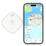 Smart Tag (Pack-1) For Apple iOS Devices, Key Finder, Item Finder, Replaceable Battery, Easily Track Your Wallet, Bag, Suitcase, and More Worldwide with the iPhone Find My App