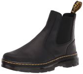 Dr. Martens Unisex 2976 Chelsea Boot, Black Wyoming, 7 Women/6 Men