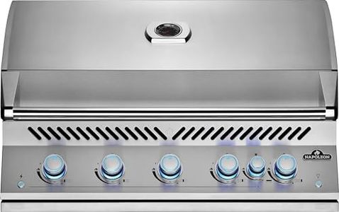 Napoleon Built-In 700 Series 38-inch Propane Gas Grill Head with Infrared Rear Burner - BIG38RBPSS-1-5 Main Burners, Infrared Rear Burner, Stainless Steel, Included Rotisserie Kit