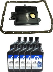 6.7 HO AISIN AS69RC Transmission Service Kit & Fluid & Premium Cork Rubber Gasket For 2013-2024 6.7L Cummins 2500/3500/ 4500/5500 | Replaces 68224232AA, 68214914AA, (9) 5189966AD (5189966AE)