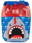 Harry Bear Kids Swim Bag Shark Blue