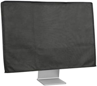 kwmobile Monitor Cover Compatible with 31-32" Monitor - Dust Cover Computer Screen Protector - Dark Grey