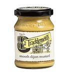 Tracklements Smooth Dijon Mustard, The Ideal Condiment for Steaks and Pork Ribs or Partnered with Wraps and Mini Croque, Vegetarian and Vegan Friendly, 140g Jar