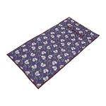 MAGNOWELL Bio Magnetic Mattress Pad | 3 x 6 Ft | Comes with Pillow | Bio Magnettic Mattress | Dark Blue