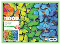 Frank Rainbow Flutter 1000 Pieces Jigsaw Puzzle for Kids 15+ Years and Adults – Fun and Challenging Having Realistic Illustrations – Puzzles for Focus, Memory, Mental Boost - 34022