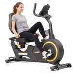 VANSWE Recumbent Exercise Bike for Seniors & Adults, 400 LBS Heavy Duty Stationary Bike for Home Cardio, Low Impact Rehab Indoor Cycling with Bluetooth App, Infinite Slider Seat, Whisper-Quiet