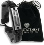 Cross Leather Bracelet for Men: Con