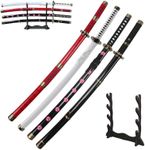 4pc Set Roronoa Zoro Swords with Di