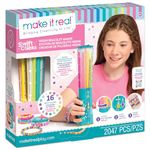Make It Real Swift Clicks Heishi Bracelet Making Kit - Jewellery Craft Set for Girls, 2,047 Pieces, Gift for Kids Ages 8+