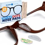Bloom Dot Anti-Slip Nose Pads for Glasses, Silicone Sweat Grip, 12 Pairs