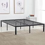 VECELO 14" Queen Metal Platform Bed Frame,Heavy Duty Steel Slat/Easy Assembly Mattress Foundation/No Box Spring Needed